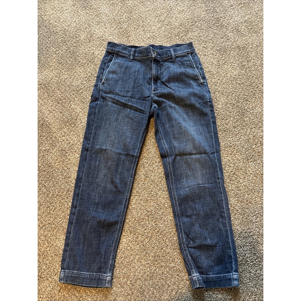 Womens J Crew Medium Wash Cropped Jeans Size 27